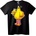 NOONEBRAND Тениска Голямата птица - 2XL, Black