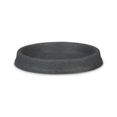 Podmiska pod květník MARCELLA plastová antracitová d30cm
