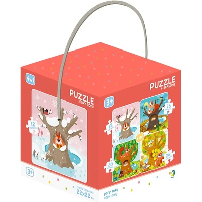 dodo - Пъзел 4в1 - комплект 4 бр. Сезони