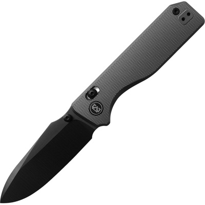 Miguron Knives Vane II DLC 3.25 Satin M390 Blade Dark Grey PVD Ti handle MGR622BKII