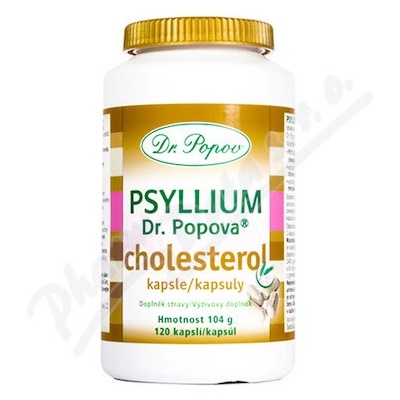 Dr.Popov Psyllium Cholesterol 120 kapsúl
