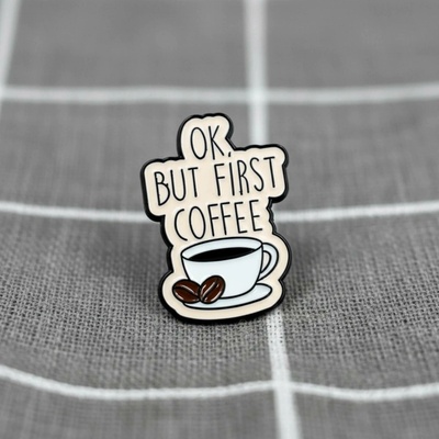 Pinarna Ok but first coffee Ok, ale nejprve káva