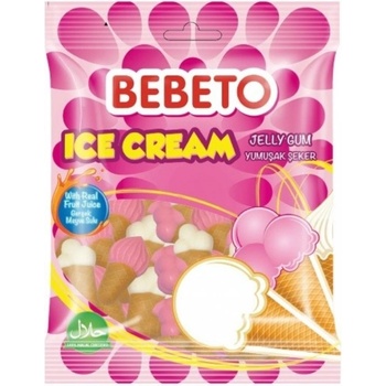 Bebeto želé cukríky Ice cream 80 g