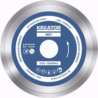Kreator Diamantový kotouč celoobvodový 115 mm KRT080200 3 ks