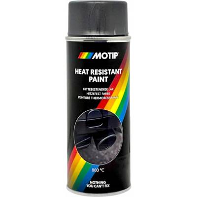 Motip Žiaruvzdorná Farba v Spreji 400ML Sivá Antracitová 800°C