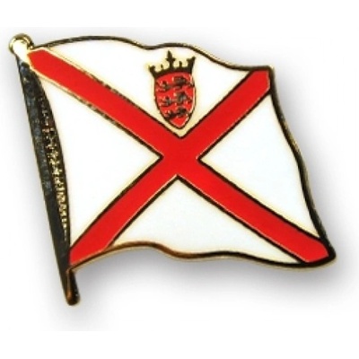 Odznak (pins) 20mm vlajka Jersey - farebný