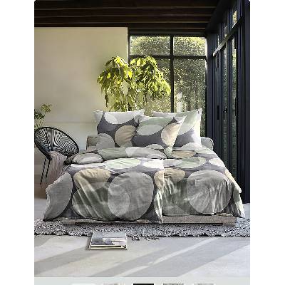 Irisette luxusné flanelové obliečky MERAN 8755-11 GRAU 140x200 70x90