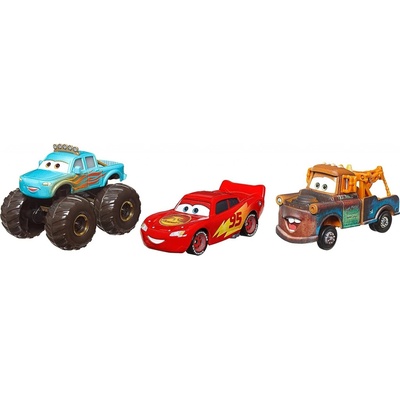 3pack Ivy + Road Trip Lightning McQueen + Road Trip Mater Cars Auta