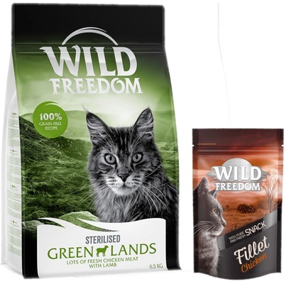 Wild Freedom Adult Green Lands Sterilised jahňacie bez obilnín 6,5 kg