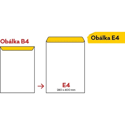 Obálka s páskou E4