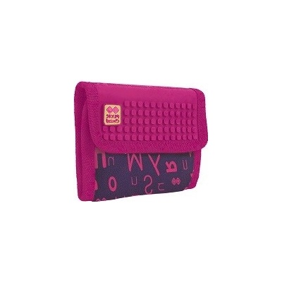 PIXIE CREW Kreatívna pixelová peňaženka fialová abeceda PXA 10