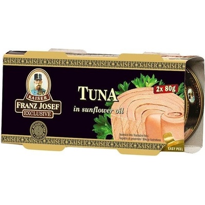 Franz Josef Kaiser Tuniak steak v slnečnicovom oleji 2x80g