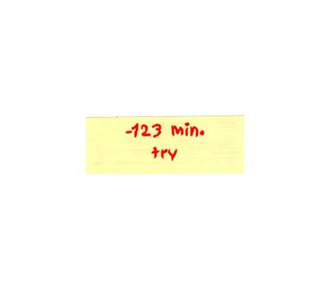 -123 MIN.: TRY CD