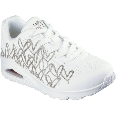 Skechers Маратонки Skechers Women's Goldcrown Mylar Embroidery Low-Top Trainers - White/RoseGold