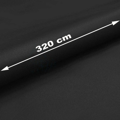 Nepremokavá látka Oxford Teflon, šírka 320 cm, Čierna