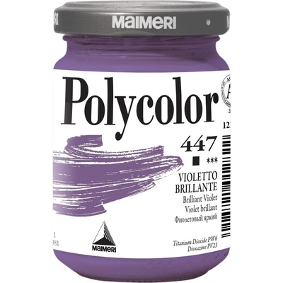 Maimeri Vynil Polycolor АКРИЛНА боя Brilliant Violet 447 140 ml 1 бр (M1220447)