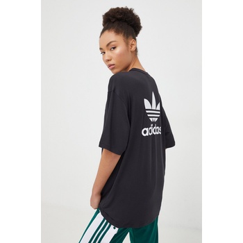 Adidas Тениска adidas Originals Adicolor Trefoil в черно IU2408 (IU2408)