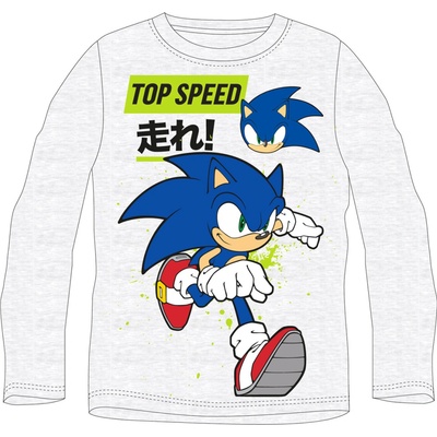Ježko Sonic tričko Ježko Sonic 5202139 svetlo šedý melír