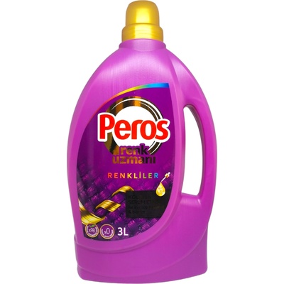 Peros течен перилен препарат, 3 литра, Цветно пране