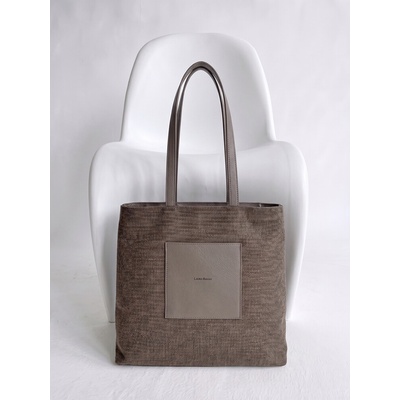 Laura Biaggi Shopper kabelka čokoládová Elegantná kabelka na rameno