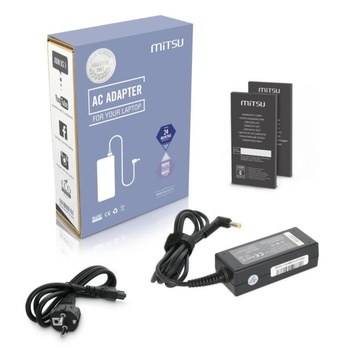 mitsu Зарядно 19v 1.58a (5.5x1.7), съвместимо с acer, dell, packard bell, Aspire (ZM/ACE19158) (ZM/ACE19158)