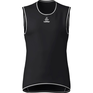 Löffler Мъжко синтетично термобельо Löffler Windproof Singlet Transtex Light 100 Synthetic base layer - Black / White - размер 52 (EU) (014-2639-0114)