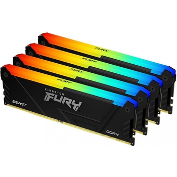 Kingston FURY Beast RGB 32GB (4x8GB) DDR4 3600MHz KF436C17BB2AK4/32