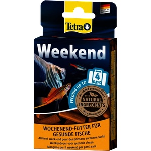 TETRA Weekend - хранителни пръчици, осигуряват оптимално хранене на рибите по време на отсъствие до 12 дни - 20 пръчки, 18 грама