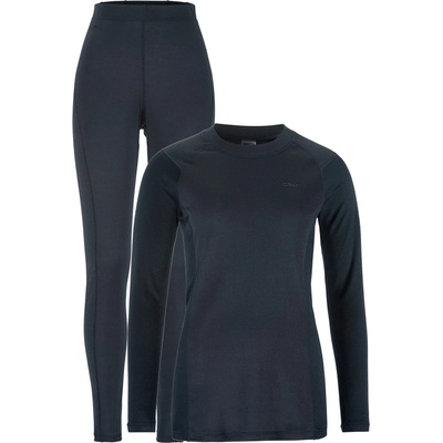 Craft Дамско синтетично термобельо Craft Women's Core Warm Baselayer Set Synthetic base layer - Blues / Dark Navy - размер XL (114-2169-0515)