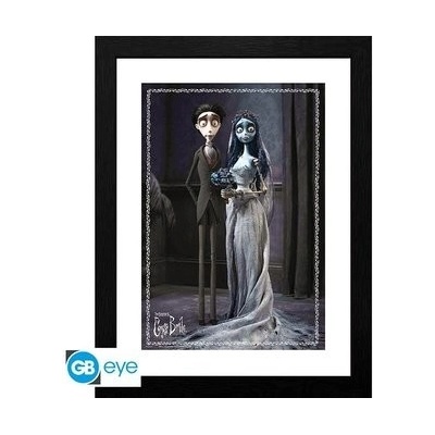 Corpse Bride Zarámovaný plagát - Emily and Victor