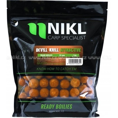 Karel Nikl Ready boilies Devill Krill ATTRACTIVE 1 kg 20 mm – Zboží Dáma
