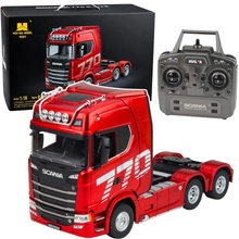 HuiNaToys RC kamion Scania Huina 1501 červený 1:18
