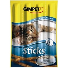 Gimpet Gimcat Sticks losos pstruh 4 ks