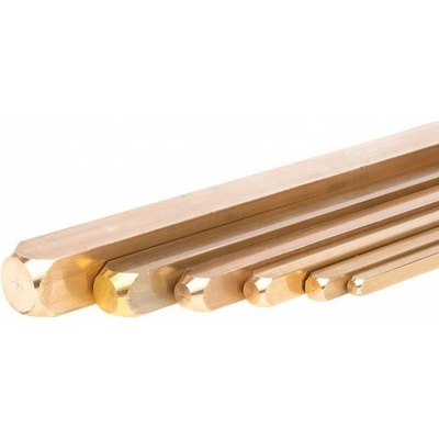 Tyč čtyřhranná mosadz 1m 12x12mm kovový prut