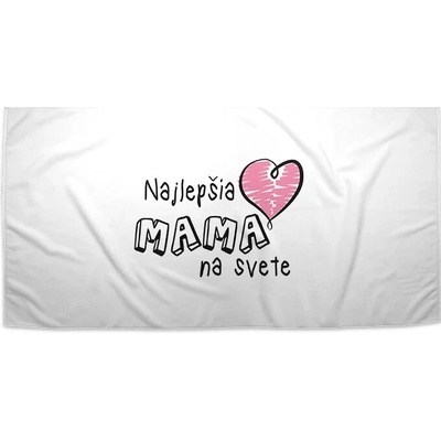 Sablio Uterák Najlepšia mama na svete 50 x 100 cm