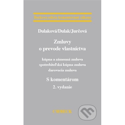 Zmluvy o prevode vlastníctva - Dulaková/Dulak/Jurčová [SK]