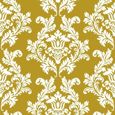 MAKI SLOG 001806 Gold&White Wallpaper servítky 3V 20ks 33x33cm