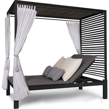 Blumfeldt Eremitage Double Lux, шезлонг, 4 позиции за накланяне, за 2 лица, тапицерия 6 см (GDW20-EremDLSun-DGR) (GDW20-EremDLSun-DGR)