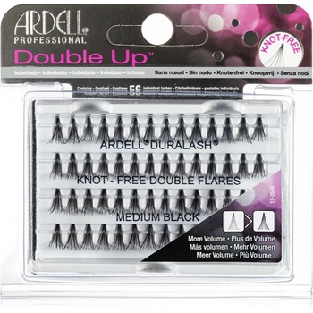 Ardell Double Up лепящи снопчета мигли без възли размер Medium Black