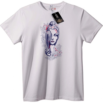 NOONEBRAND Тениска Мистична жена Арт - 7XL, White