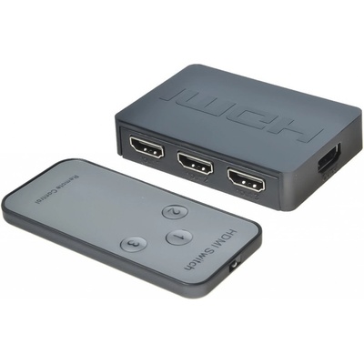 PremiumCord HDMI switch 3:1 plastový,dálkové ovl. khswit31c – Zboží Živě