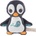 NICI Мека активна 2D играчка NICI - Пингвинът Уачили, 18 cm (46575)