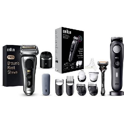 Braun Series 9 PRO+ Wet&Dry + zastrihávač Braun Series 9 BT9441