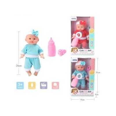 Trifox Pissing doll with bottle and pacifier MIX