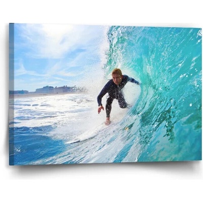 Sablio Obraz surfista na vlne - 90x60 cm