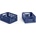 Hay Colour Crate Mini Кошници за съхранение тъмносини, 2 бр (AE358-A668-AE89)