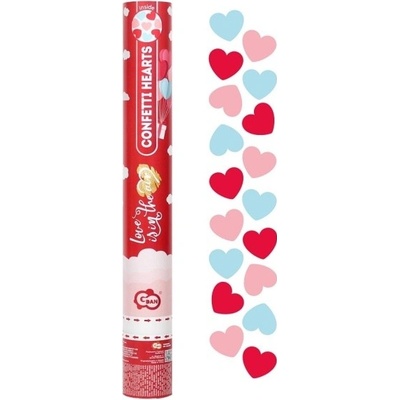 Godan Konfety vystřelovací Love is in the air srdíčka 40 cm – Zbozi.Blesk.cz