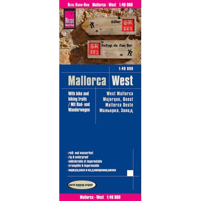 Malorka Západ (Mallorca West) 1:40.000 mapa RKH