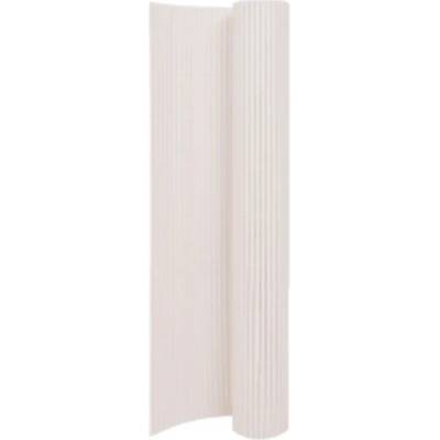 vidaXL Oboustranný zahradní plot 110 x 500 cm bílý