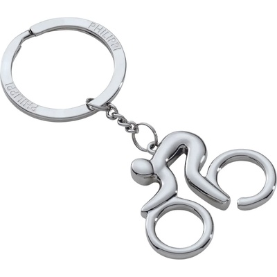 Philippi Ключодържател BIKER 7 см, сребрист, Philippi (PHP157005)